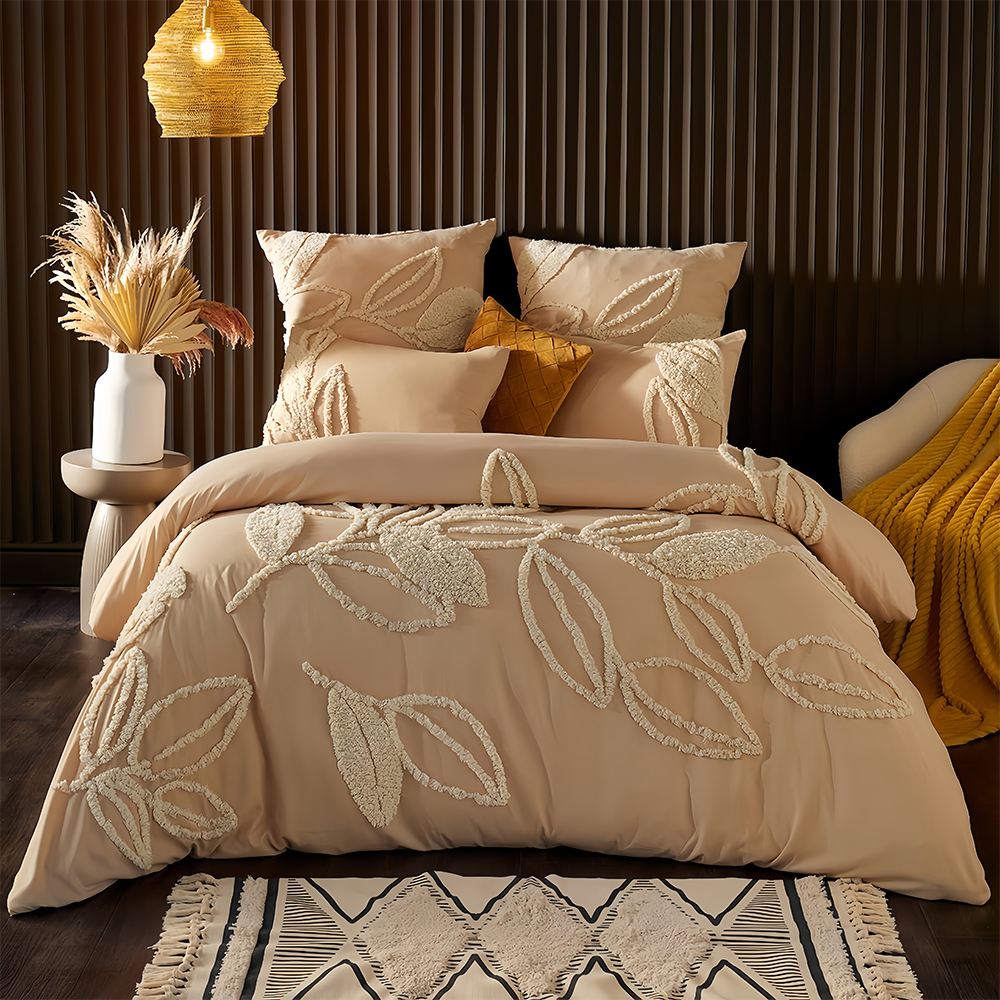 Donna Tufted Chenielle duvet cover set